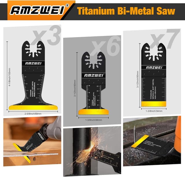 Thumbnail 1 de 16pcs Titanium Multitool Blades Set