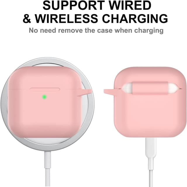 Thumbnail 3 de Nemteur AirPods 4 Hülle 2024 Rosa Silikon Schutzhülle