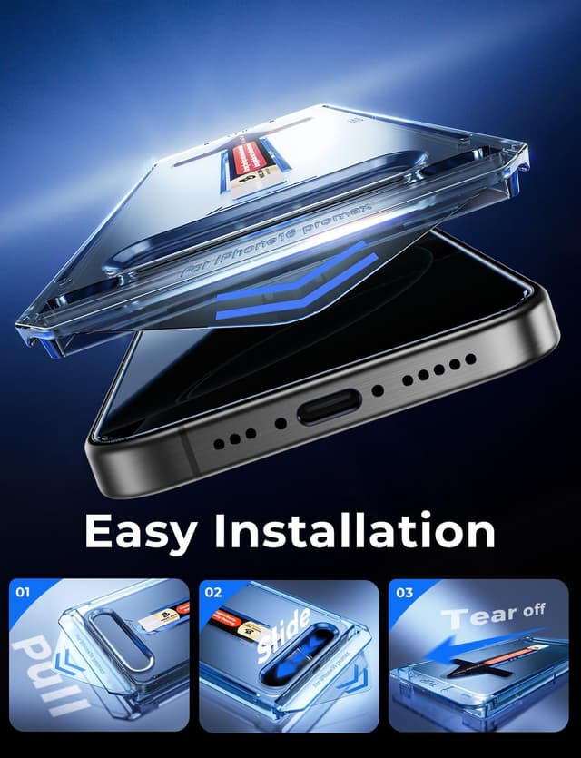 Thumbnail 3 de MAGIC JOHN Privacy Screen Protector iPhone 16 Pro Max