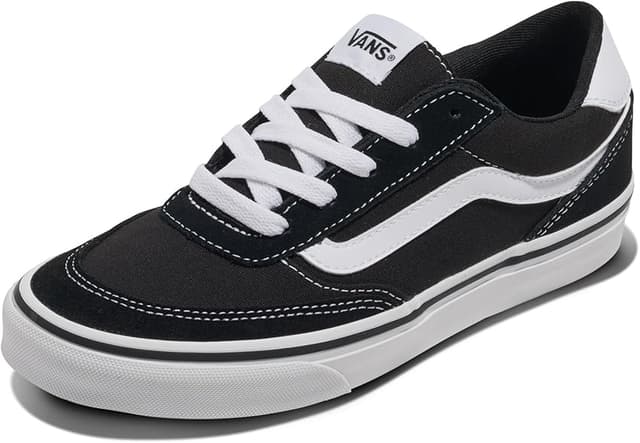 Detalle de Vans Brooklyn LS Zapatillas Mujer 🖤 Blanco/Negro, 38.5 EU