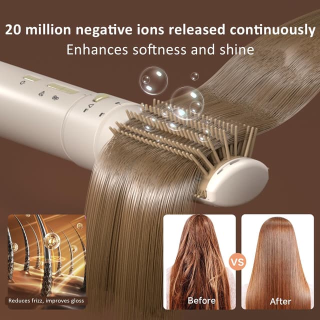 Thumbnail 6 de 5 in 1 Multi Hot Air Styler Wrap (110,000 RPM) 5-in-1 Hair Dryer Brush with Auto Wrap Curlers & Travel Case