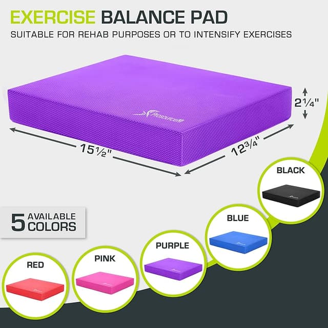 Detalle de ProsourceFit Exercise Balance Pad almohadilla 15,5"