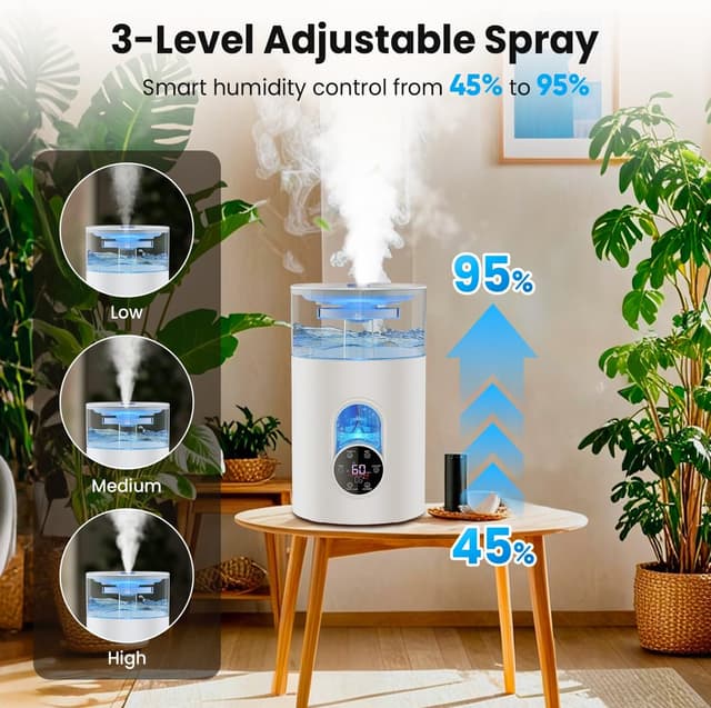 Thumbnail 4 de GloryAir 6L Quiet Humidifier with Smart Humidity Control 💧