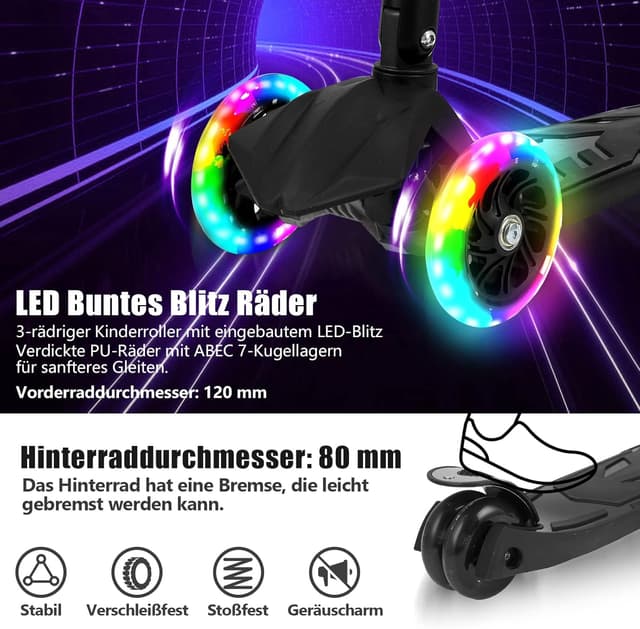 Thumbnail 2 de Fiqops Monopattino per bambini 3-12 anni 🛴