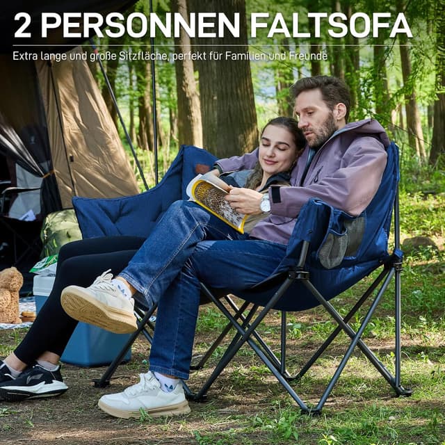 Thumbnail 3 de EVER ADVANCED Campingstuhl 124 cm