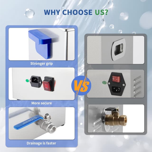 Thumbnail 5 de DK SONIC Pulitore a ultrasuoni 6L con timer