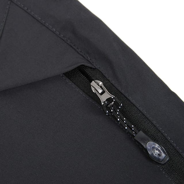 Detalle de CLOUSPO Outdoor Hose Herren, zweigeteilt & zerlegbar mit Gürtel – schnell trocknende Funktionshose für Sommeraktivitäten