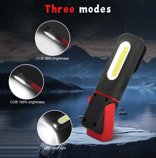 Thumbnail 5 de vsshe Lampe de Travail Rechargeable 1200mAh 🔦