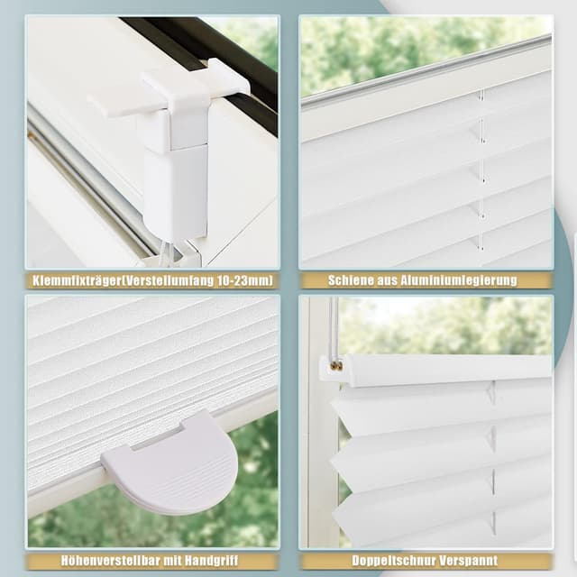 Thumbnail 3 de Buseu Plissee Klemmfix 35x100 cm đȘ