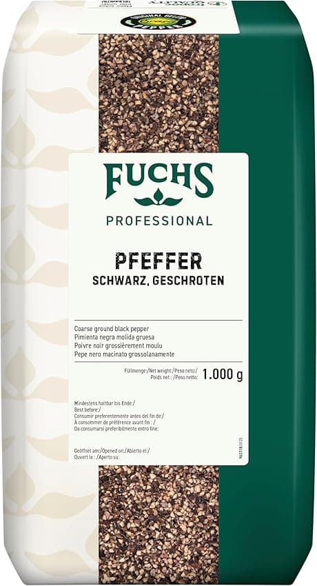 Imagen de Fuchs Professional pimienta negra molida 1 kg 🧂 en OfertitasTOP