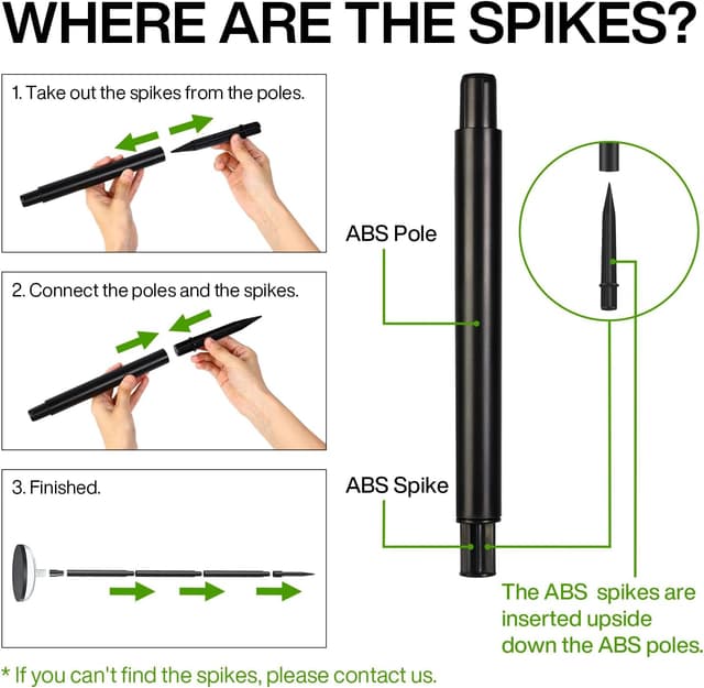 Detalle 2 de GEARLITE solar garden lights 4-pack (IP65, 1000mAh battery) for paths, patios and yards