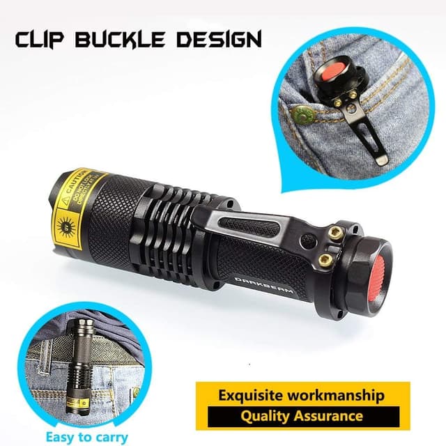 Detalle 1 de DARKBEAM UV 365nm blacklight torch for spots