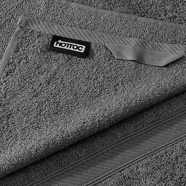 Detalle 2 de nottoc Handtücher Set Grau 8-TLG