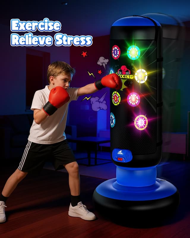 Thumbnail 3 de Kids interactive boxing bag 4 modes