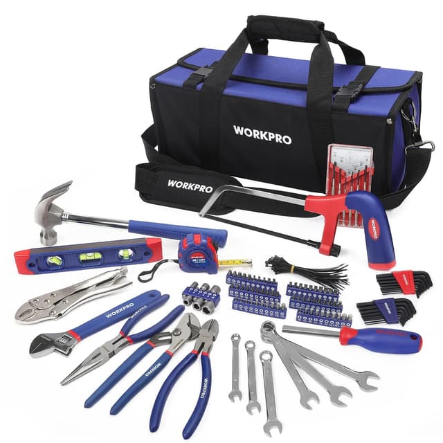 Imagen de WORKPRO Set Attrezzi 156 pezzi Borsa 43x18x17 cm en OfertitasTOP