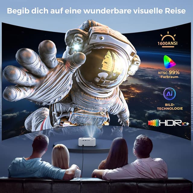 Detalle de Lisowod L61Pro Mini Beamer 1600 ANSI 📽