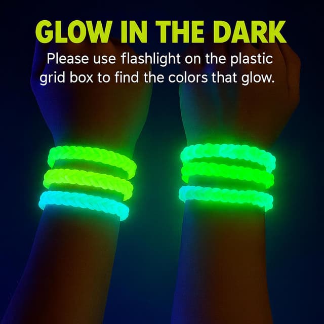 Thumbnail 5 de Loomartic 6000+ Elastic Rubber Loom Bands Kit