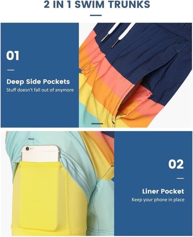 Thumbnail 3 de MaaMgic 2-in-1 Badeshorts mit Kompression