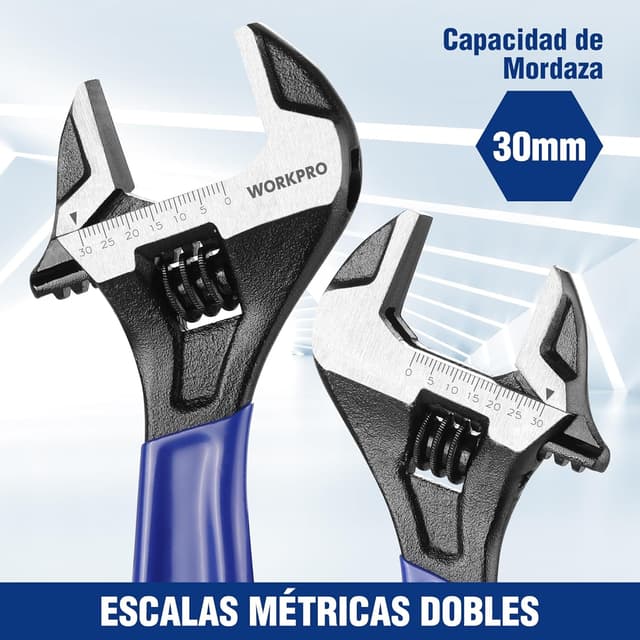 Thumbnail 4 de WORKPRO Llave Inglesa 200 mm 30 mm