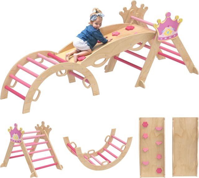 Imagen de AIYAPLAY Triángulo de escalada 8 en 1 50 kg en OfertitasTOP