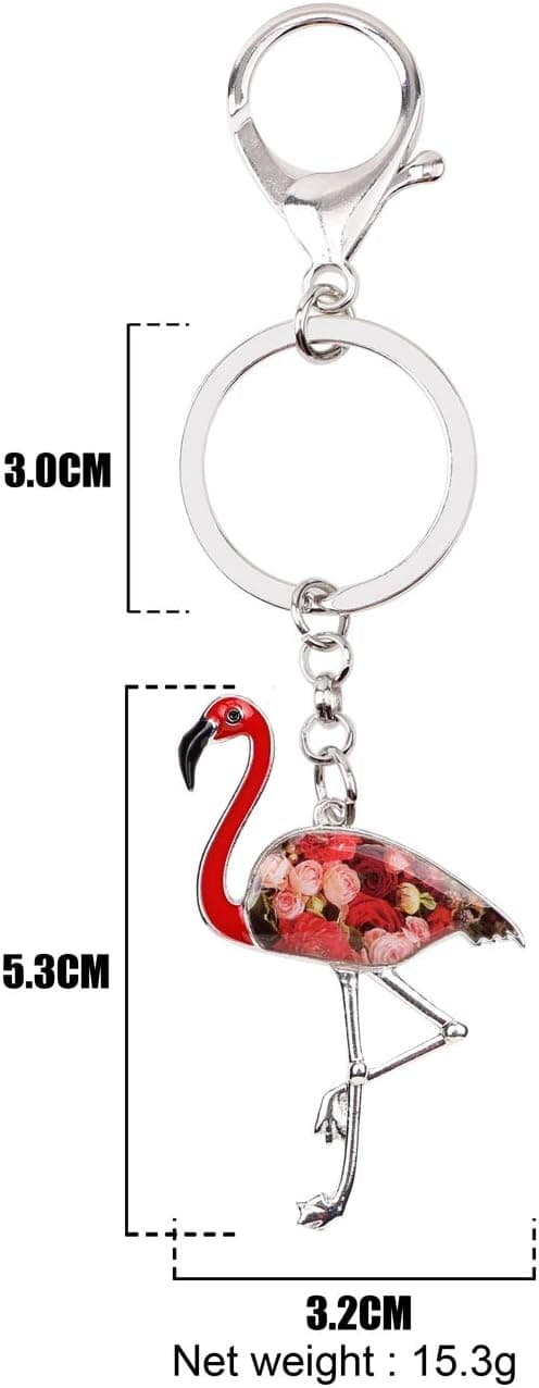 Thumbnail 1 de RAIDIN Porte-clés Flamant Rose Émaillé