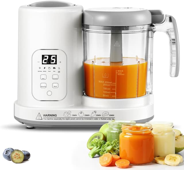 Detalle de TopStrong Cuocipappa: omogeneizzatore e baby food maker con controllo touch, vapore, riscalda e autolavaggio