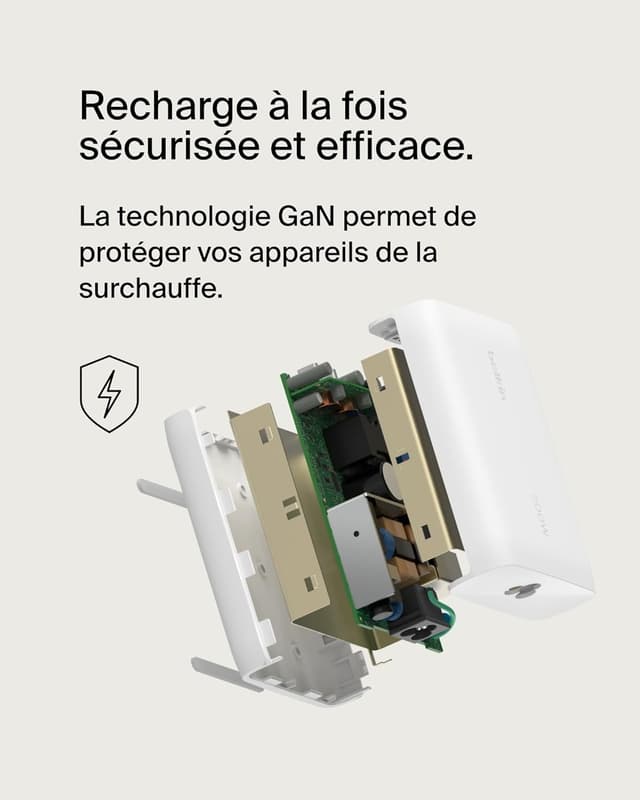 Thumbnail 4 de Belkin BoostCharge Pro chargeur GaN 200 W