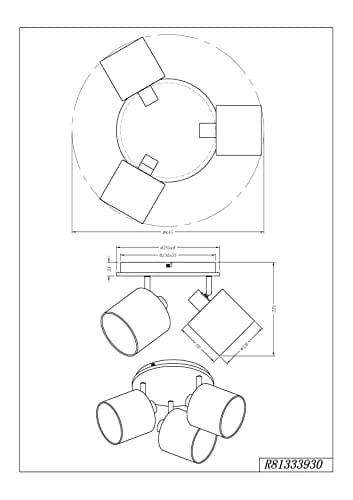 Thumbnail 5 de Reality Spot Tommy 3xE14 28 W ⚡