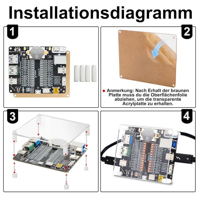 Detalle 2 de Treedix USB-Kabeltester für USB‑C, USB‑A, USB‑B, Micro/Mini und Lightning-Kabel
