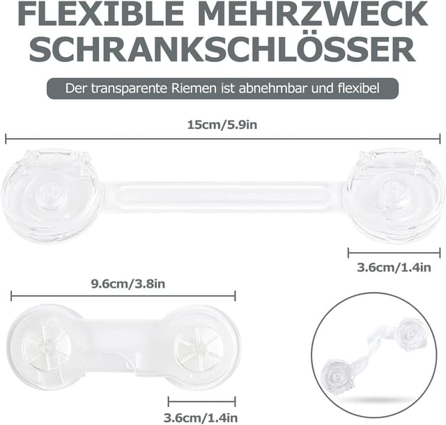 Detalle 2 de BillyBath Chiusure di Sicurezza 10 pezzi