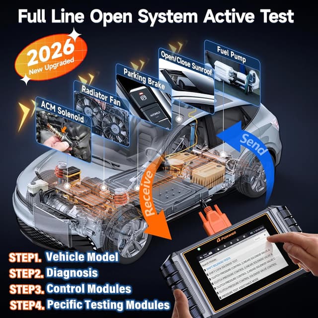 Detalle de FOXWELL NT726 OBD2 Scanner 12 Resets