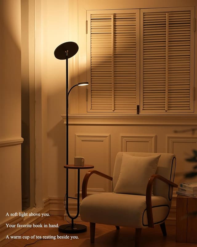 Detalle 2 de Lampada da terra LED 36W dimmer 350°