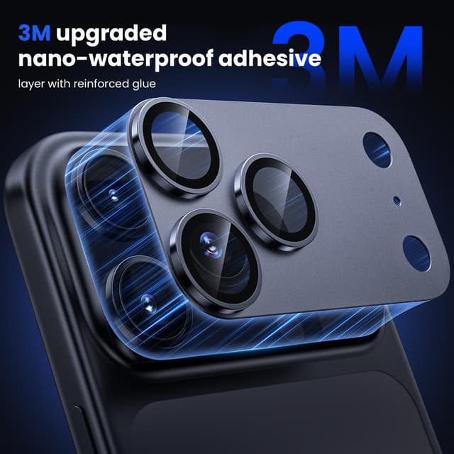 Thumbnail 3 de WSKEN for iPhone 17 Pro Max Camera Lens Protector 9H