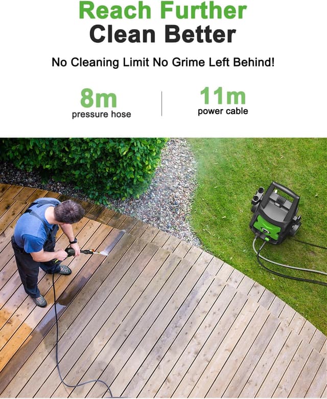 Thumbnail 3 de Pressure Washer Power Jet with 4 Nozzles