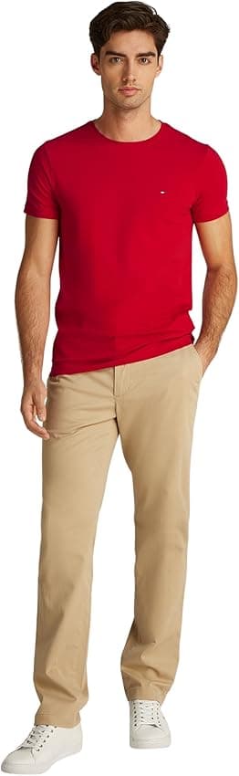 Thumbnail 6 de Tommy Hilfiger Camiseta Slim Fit M roja