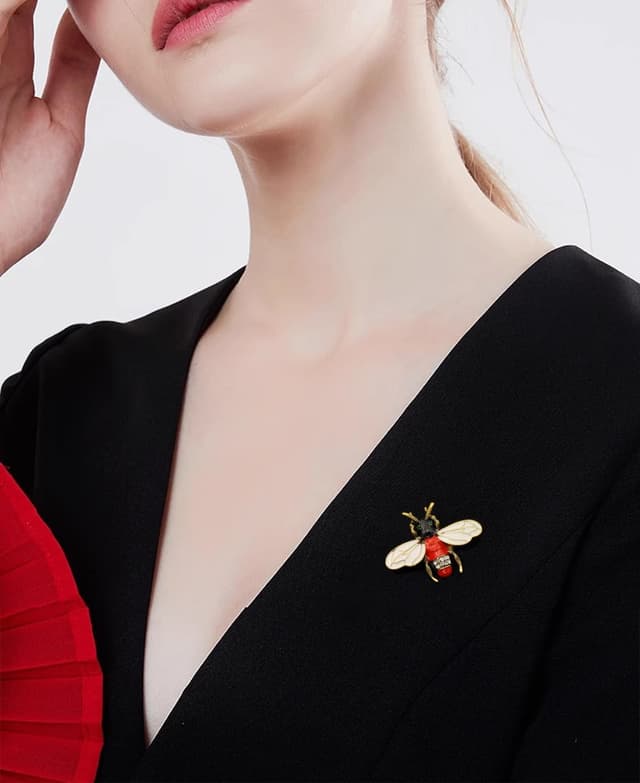 Thumbnail 1 de Tidefire Insekt Brosche Kristall Biene 15 g