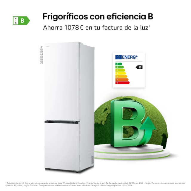 Thumbnail 4 de LG GBBS322BSW Frigorífico Combi 2,03 m