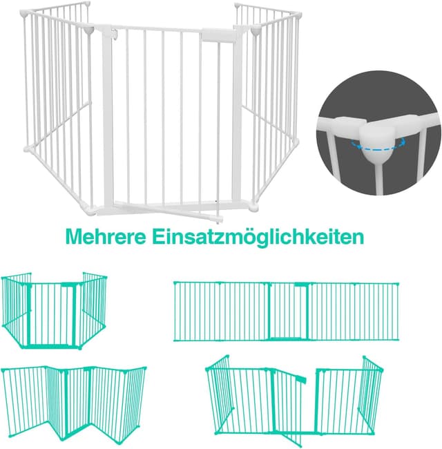 Thumbnail 2 de Ansobea Cancello per Bambini 310 cm Bianco