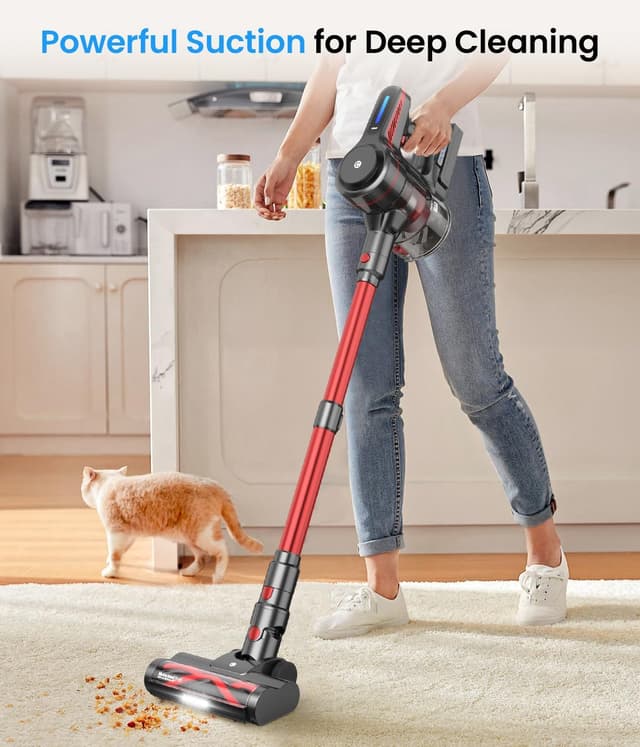 Detalle 2 de CHEBIO Cordless Vacuum Cleaner 45Mins runtime 🧹