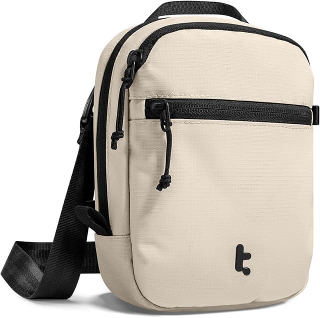 Detalle de tomtoc Aviator-T37 borsa a tracolla antifurto con protezione RFID e zip bloccabile (capacità 1.3L)