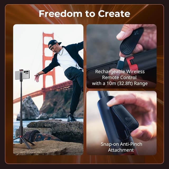 Thumbnail 6 de SMALLRIG ST30 Lite 57,9'' perche selfie