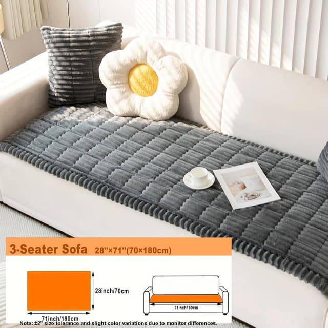 Detalle de ZQFFB Pet Couch Cover for Dogs — Washable Non-Slip Couch Protector for Sofas