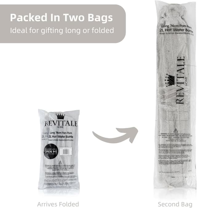 Thumbnail 5 de Revitale Extra Long Hot Water Bottle 2 Litre