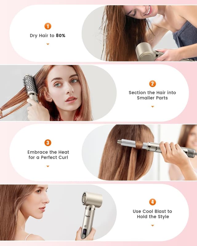 Detalle 1 de 8-IN-1 Airstyler Multi-Haarstyler Set