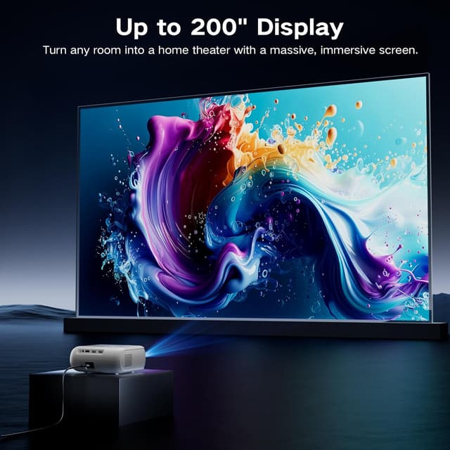 Thumbnail 6 de GROVIEW Native 1080P Bluetooth Projector 400 ANSI 📽