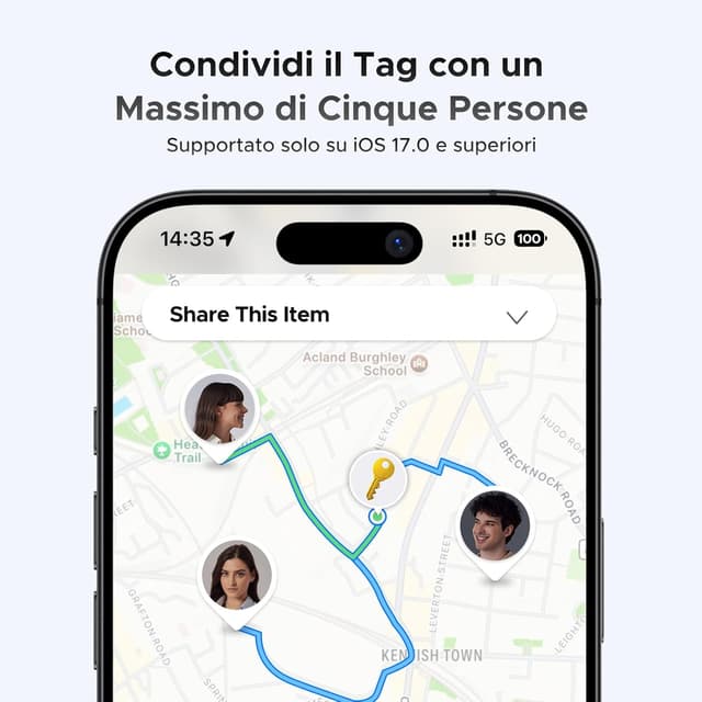 Thumbnail 6 de UGREEN FineTrack Smart Finder per SmartTag 24 mesi