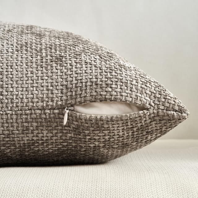 Thumbnail 2 de Topfinel Housse 40x40 Lot de 4 Chenille Déco