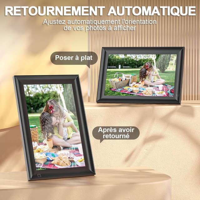 Thumbnail 2 de OBVHNUA 10,1" Cadre Photo Numérique 1280 x 800