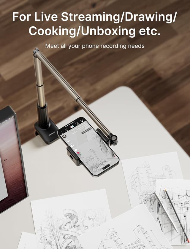 Detalle de JSAUX Phone Holder Gooseneck Stand 1-Pack