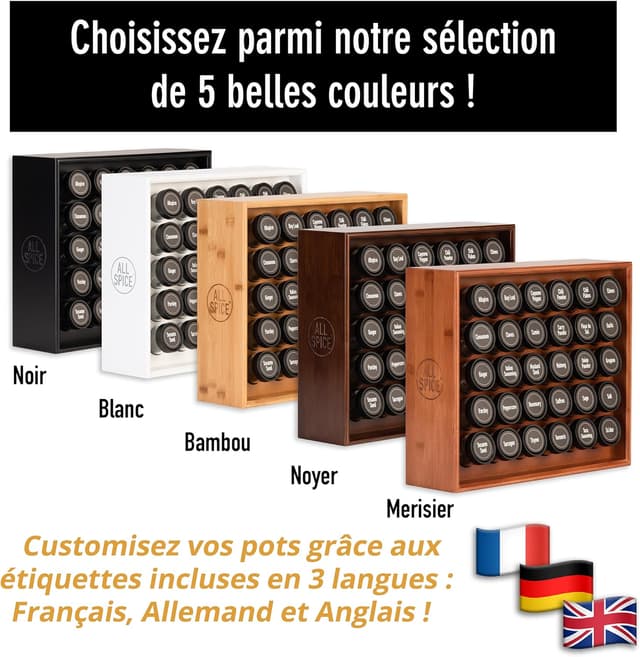 Thumbnail 1 de AllSpice Meuble à épices 30 pots 🧂